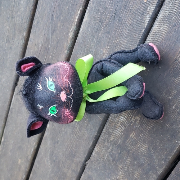 ANNALEE DOLLS Vintage 1992 Black Cat 10" - Picture 8 of 8